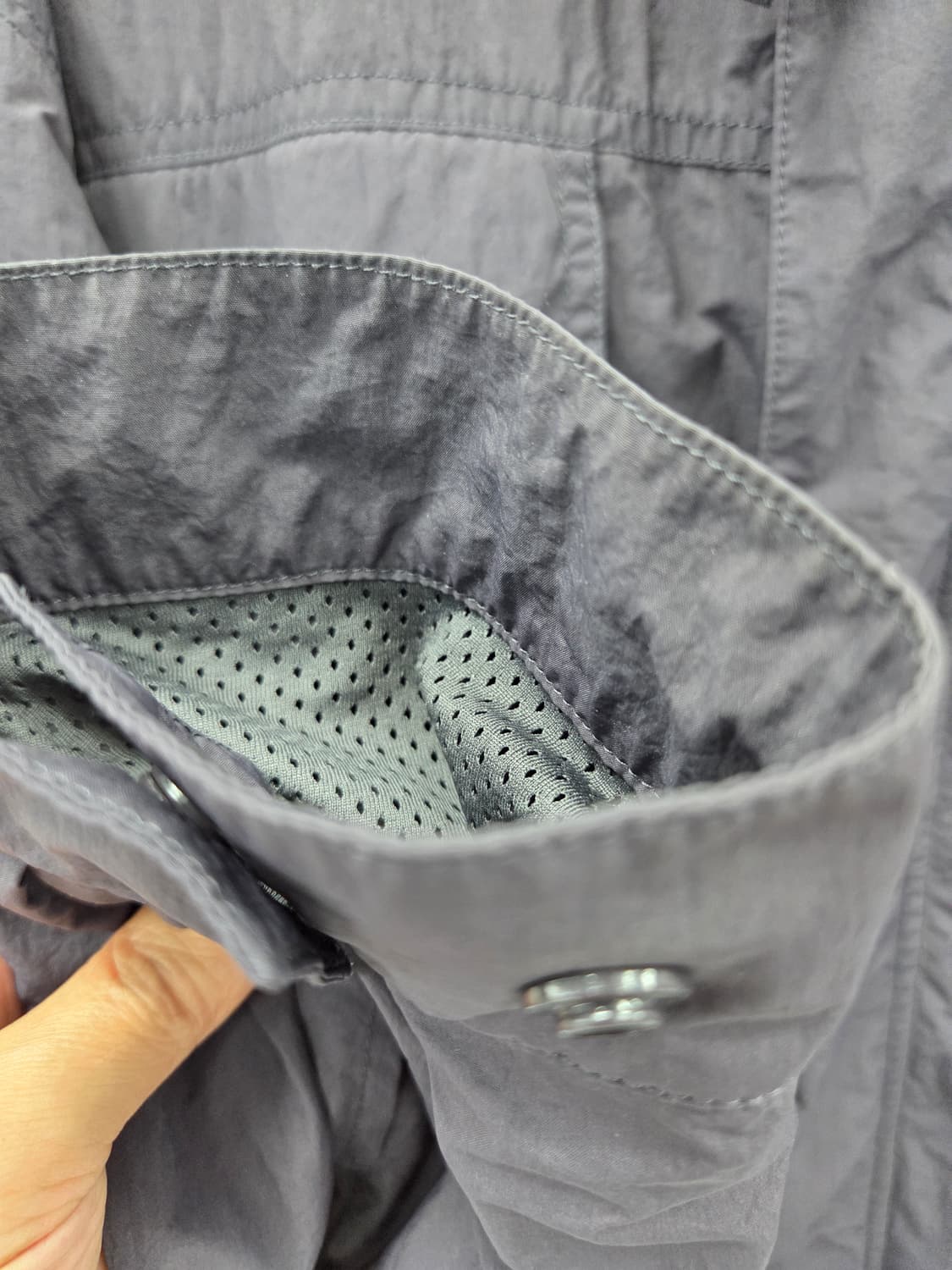 M [새상품]BESLOW 비슬로우 남성 바람막이 차콜 상품이미지4