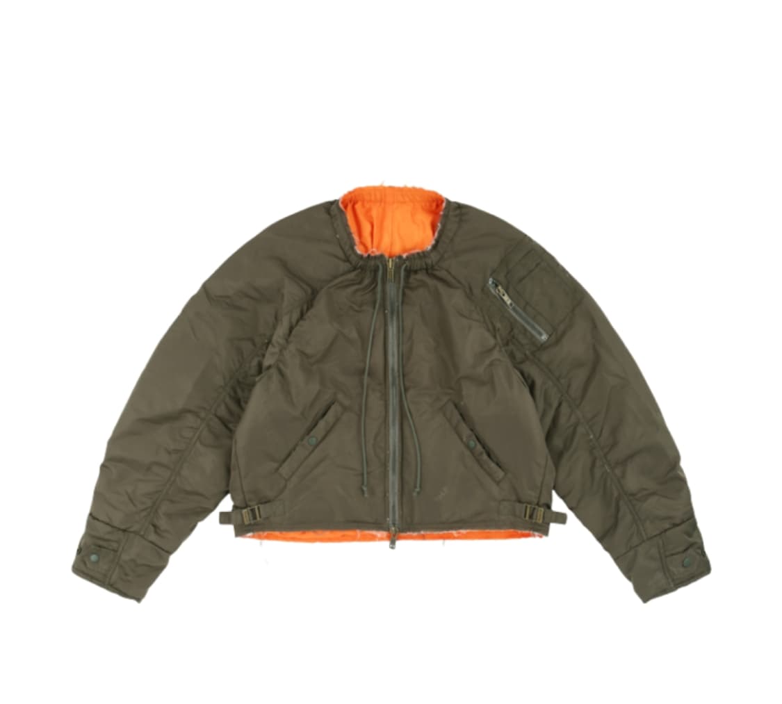 프로젝트gr 리컨스트럭티드 카키 봄버 자켓 2 상품이미지1