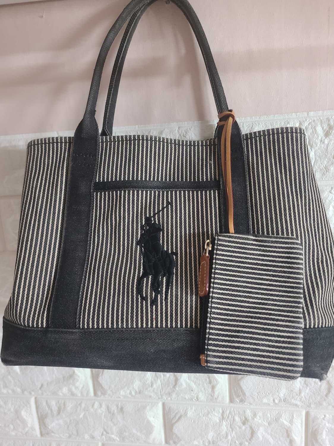 (희귀템)올드스쿨 폴로 랄프로렌 토트백 상품이미지1