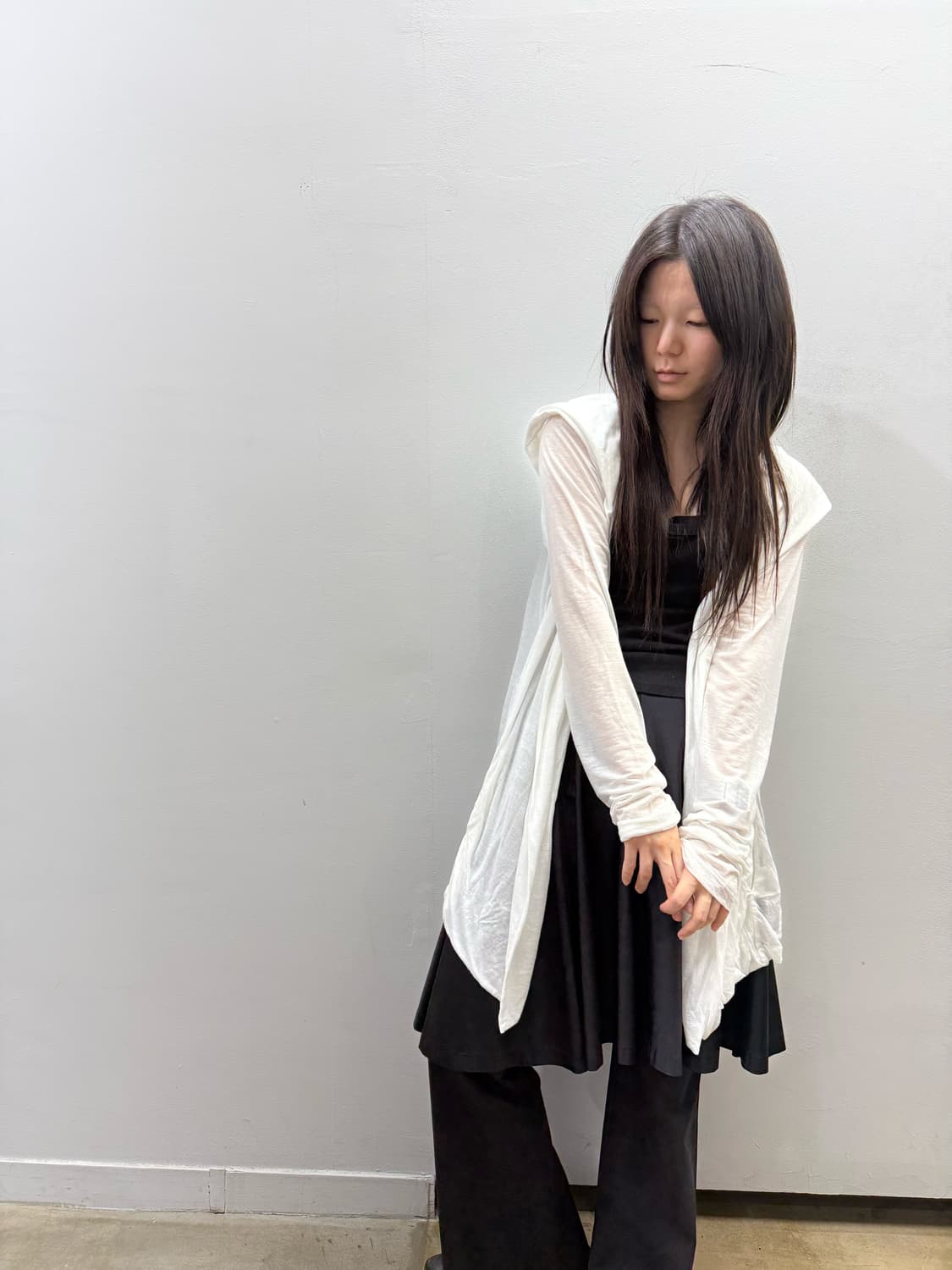 헬무트랭 오픈 후디 가디건 상품이미지1