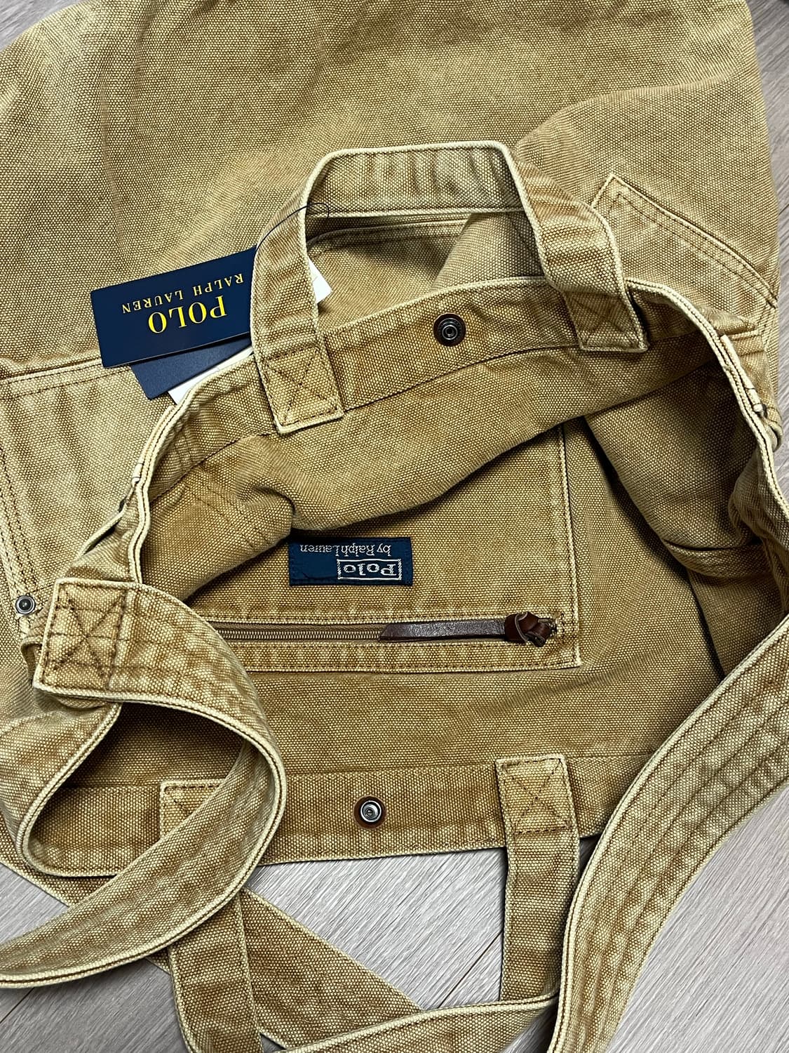 (국내미발매,새상품) 폴로 랄프로렌 컨츄리 캔버스 워시 토트백 상품이미지3