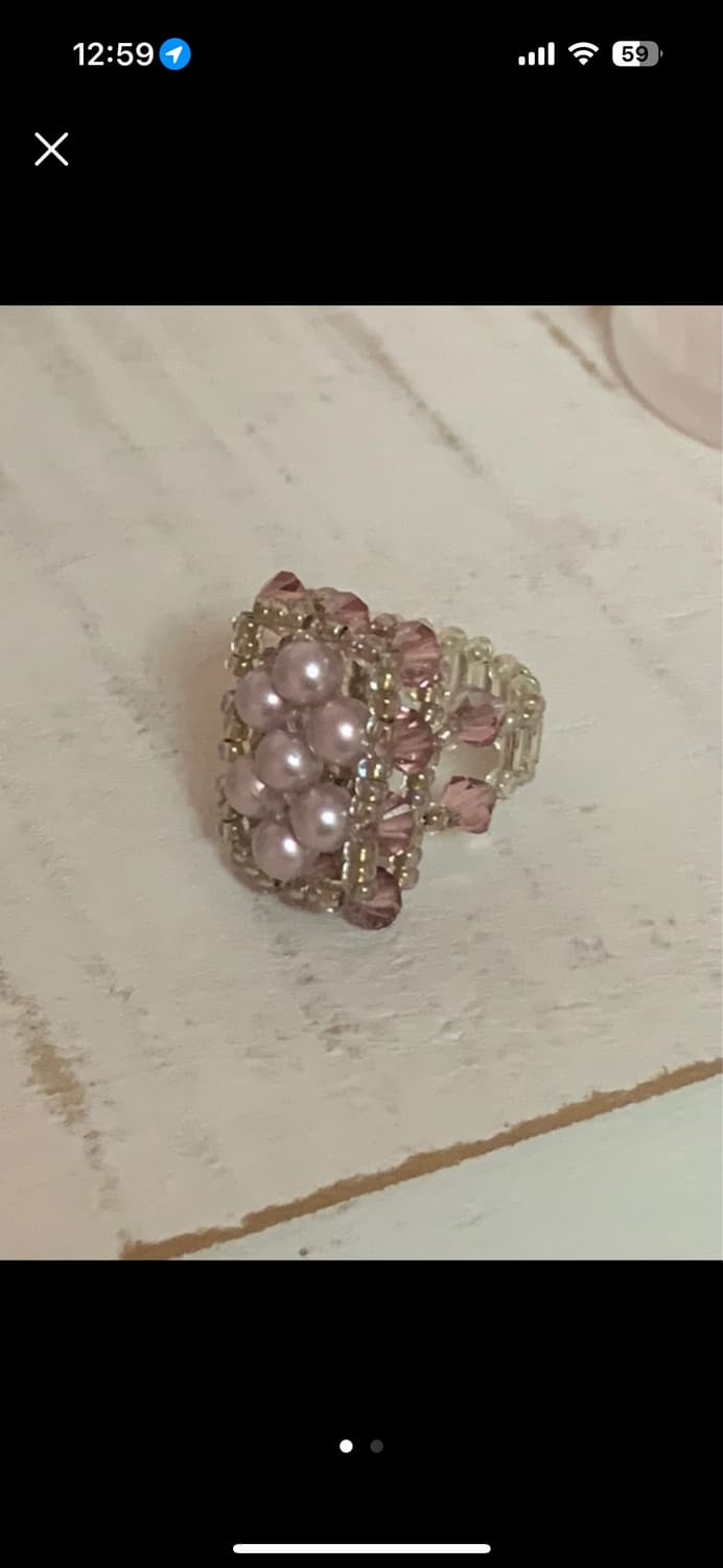 비즈 반지 상품이미지1