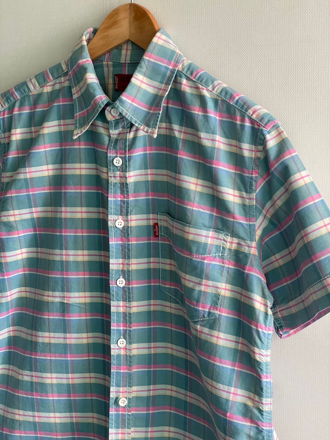 Levi's redtap pastel half check shirt 상품이미지2