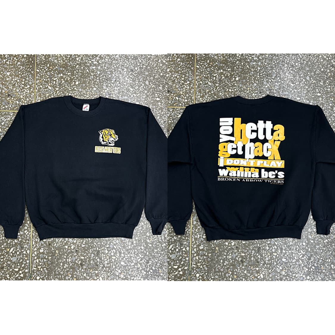 90s USA 저지스 타이거스 빈티지 스웻셔츠 XL 상품이미지1