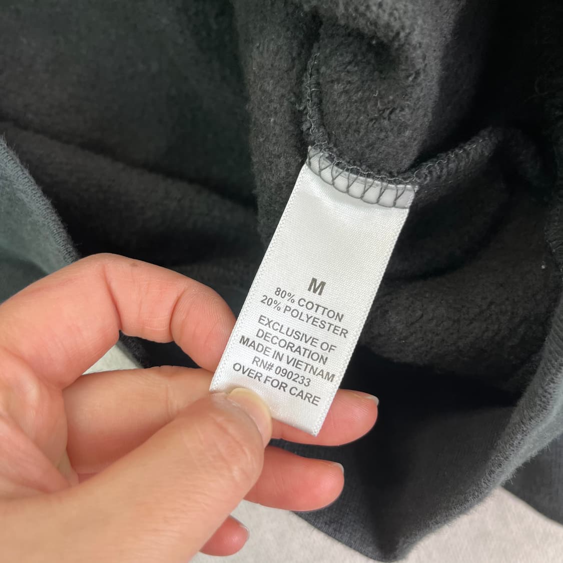 100 피오갓 에센셜 빅로고 맨투맨 상품이미지6