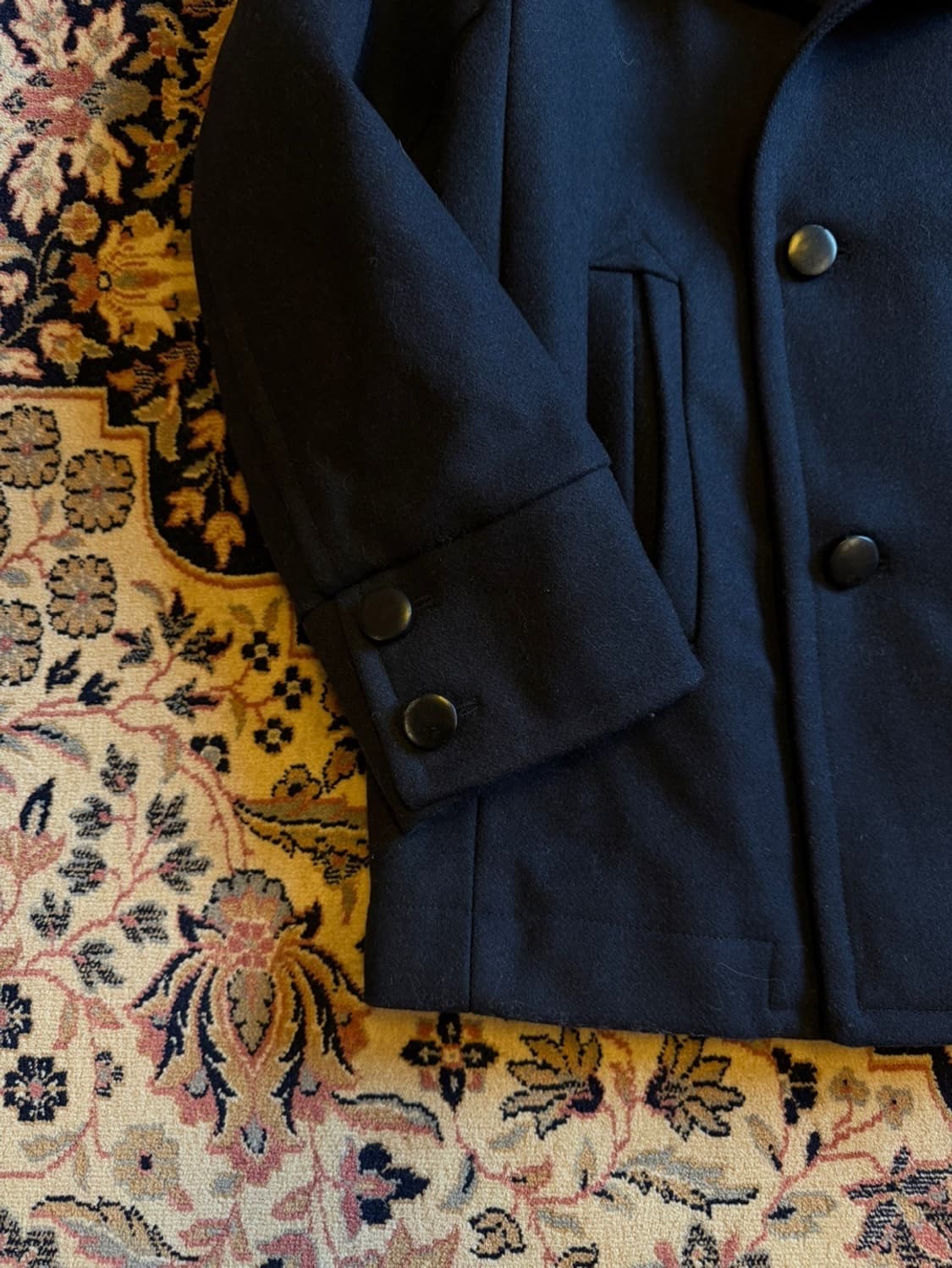 MAISON FLANEUR 울 캐시미어 피코트 100~105 상품이미지5