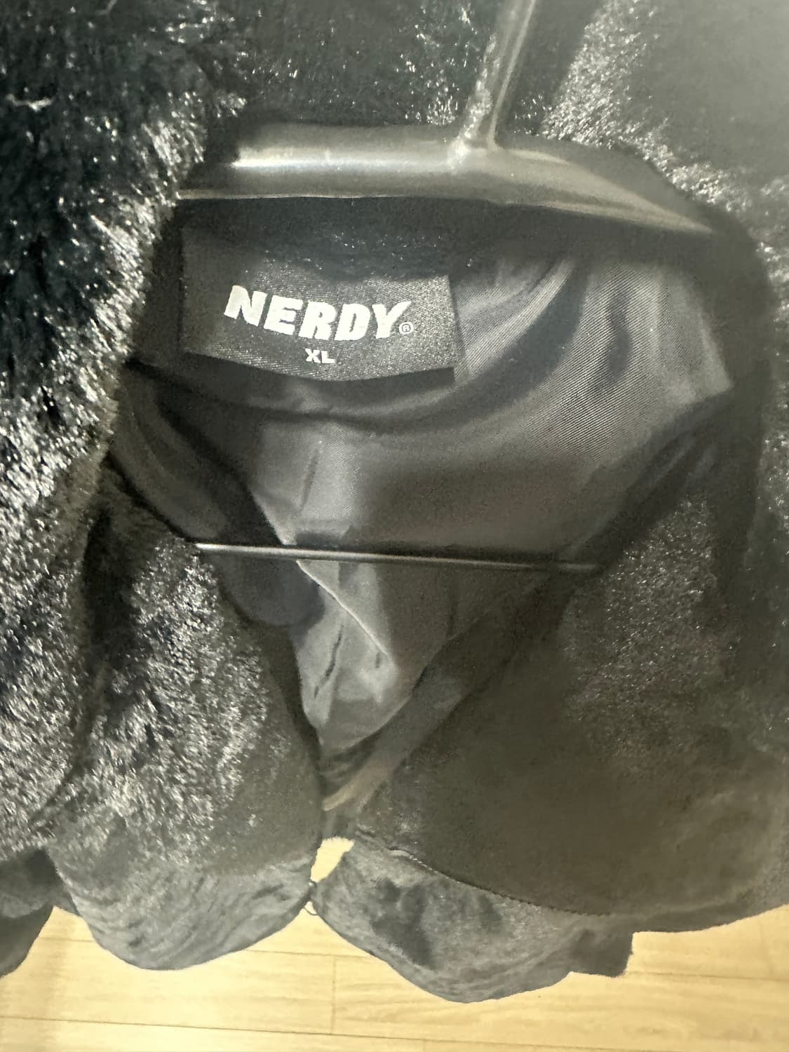 널디 검정색 플리스 상품이미지2