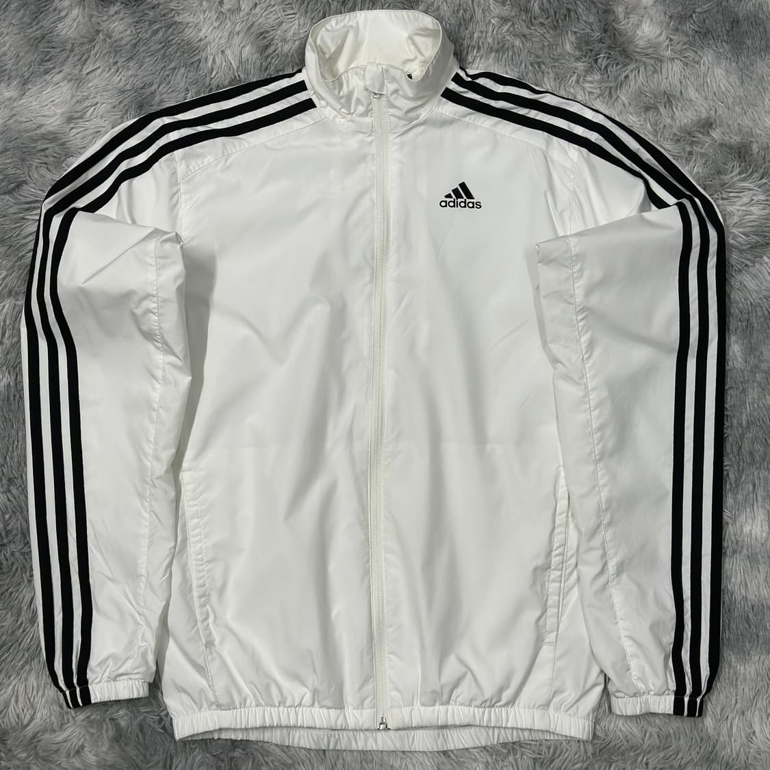 아디다스 클리마스톰 화이트 바람막이 상품이미지1