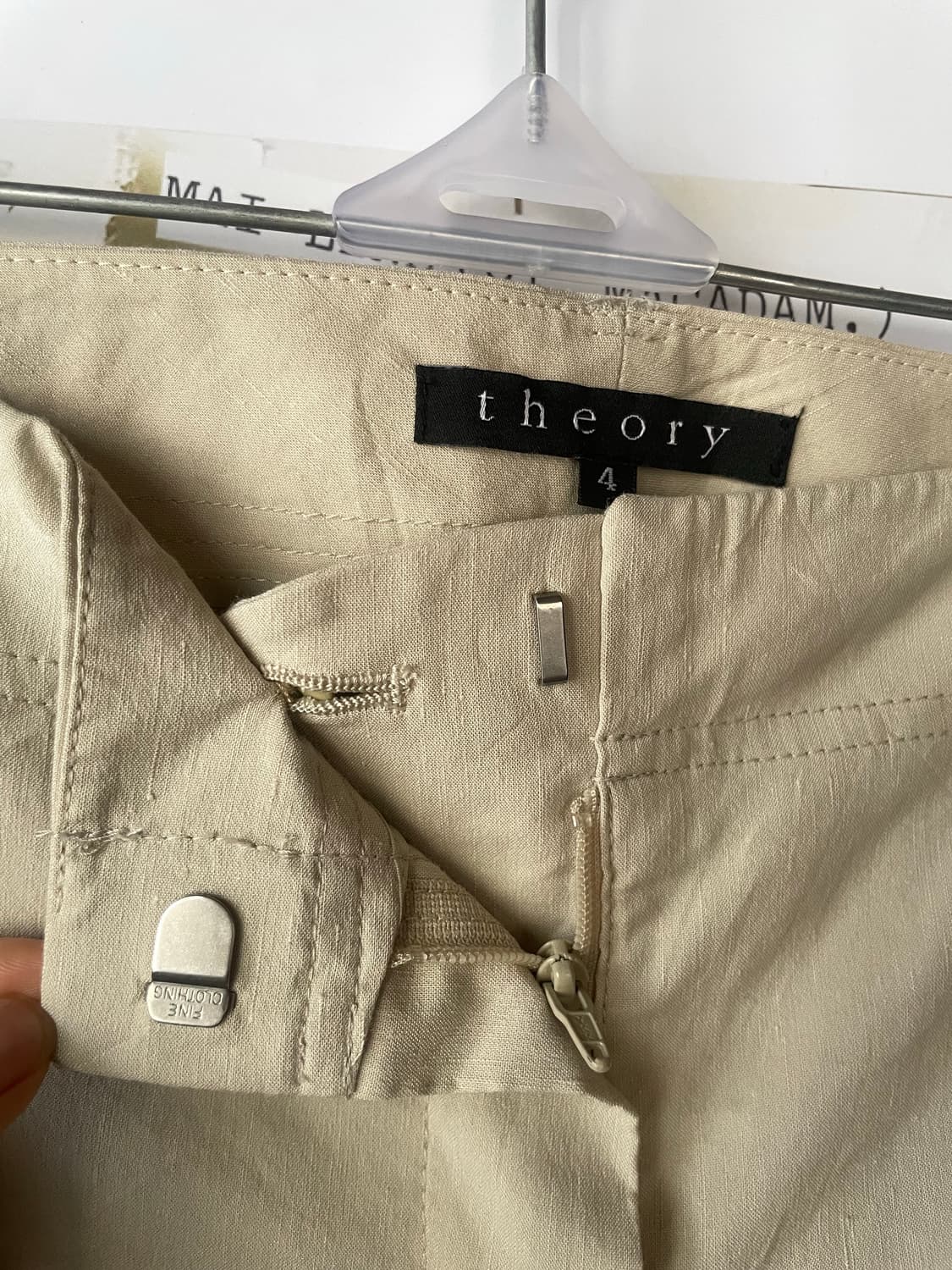띠어리 theory 리넨 바지 상품이미지2