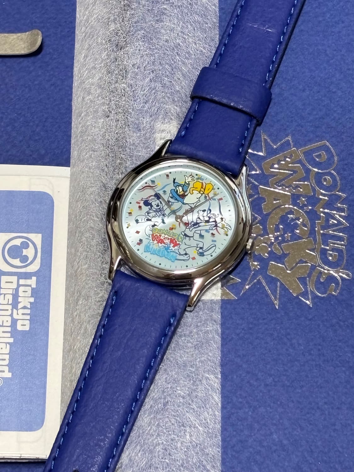 도쿄 디즈니랜드 99년 도널드 와키 킹덤 한정손목시계 상품이미지1
