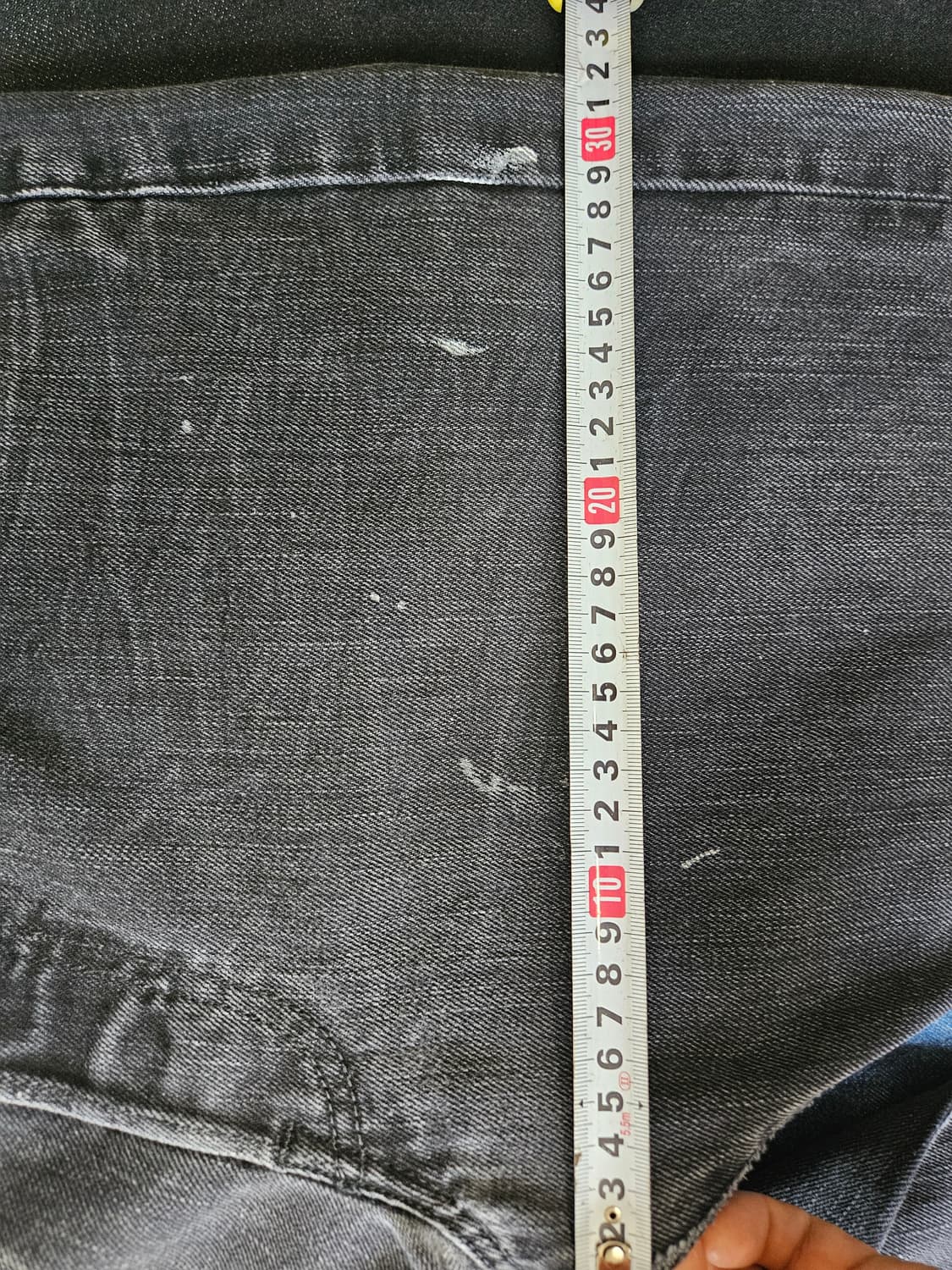 00s levis 501 34x30 리바이스 페인팅 블랙 흑청진 상품이미지6
