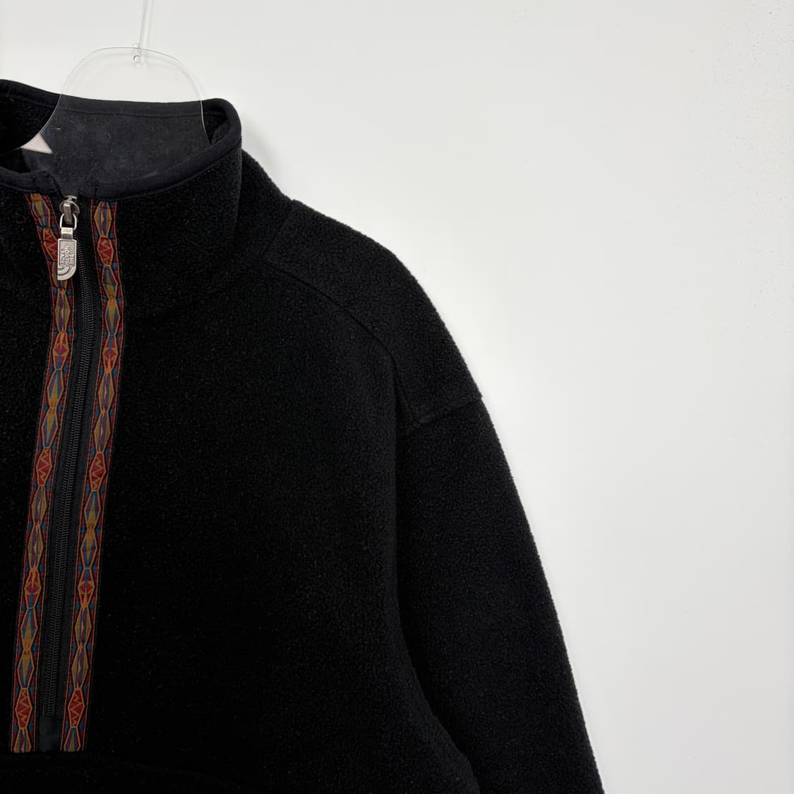 90s 노스페이스 하프집 플리스 후리스 티셔츠 상품이미지4