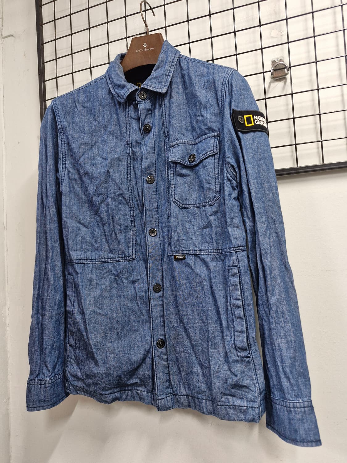 95M 내셔널지오그래픽 머크랍스 데님 셔츠  상품이미지3