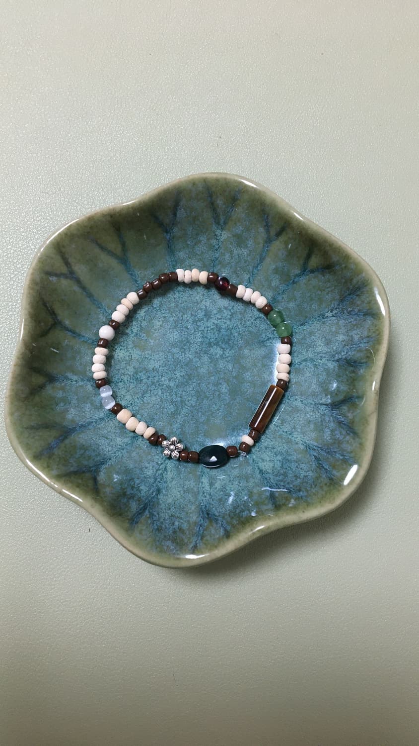 원석 우드 비즈팔찌 상품이미지1