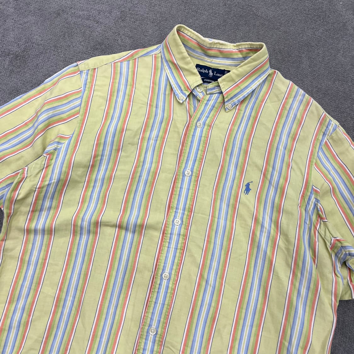 L 폴로 랄프로렌 스트라이트 반팔 셔츠 상품이미지2