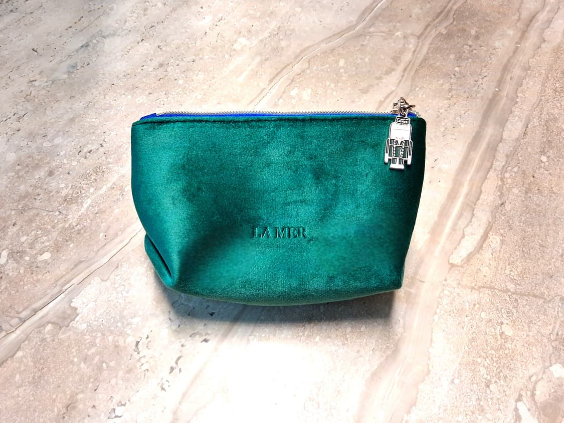 라메르 LA MER 그린 벨벳 사각 파우치 (새제품) 상품이미지4