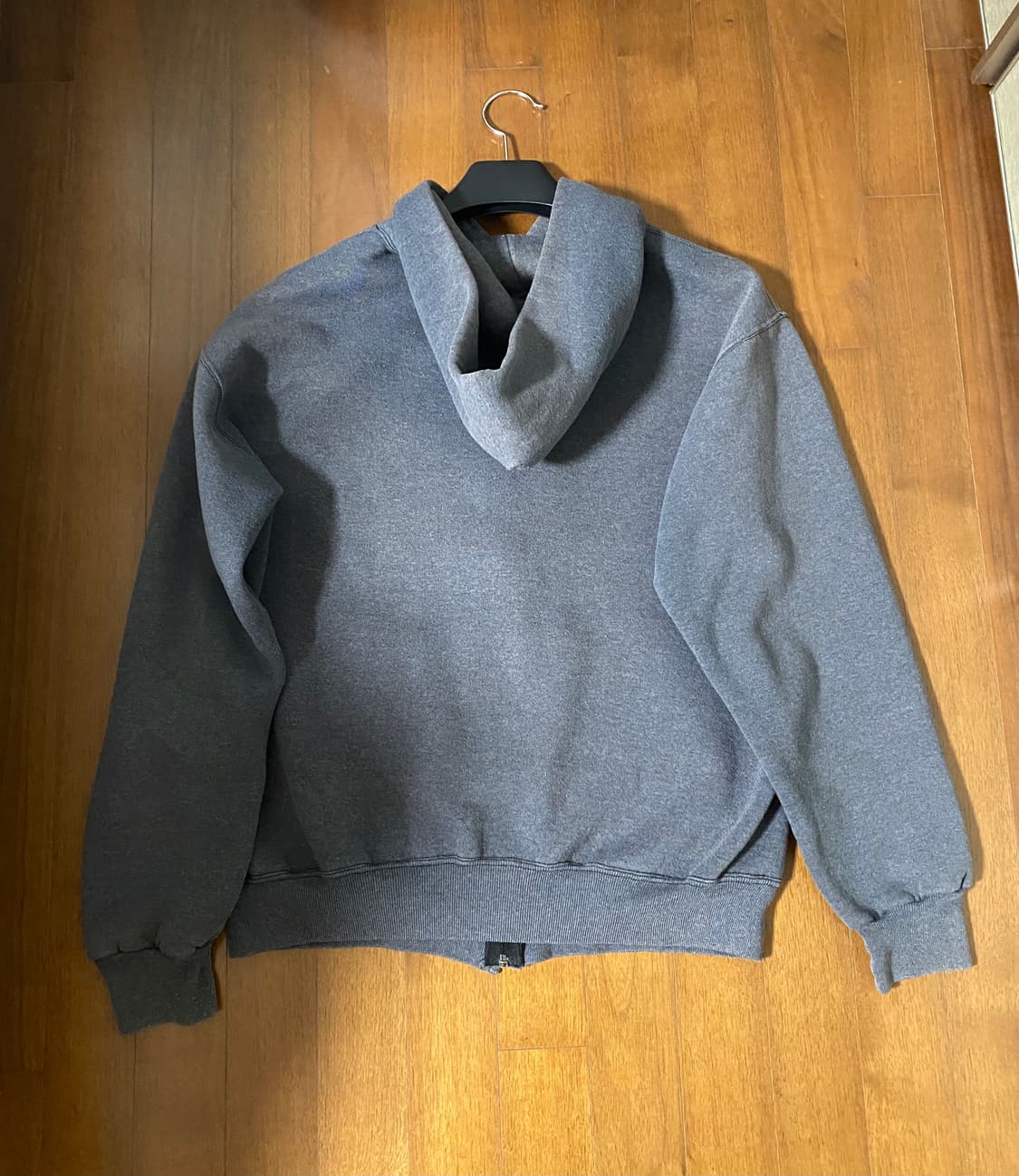 [L] 90s 러셀 후드집업 다크그레이 USA 상품이미지2