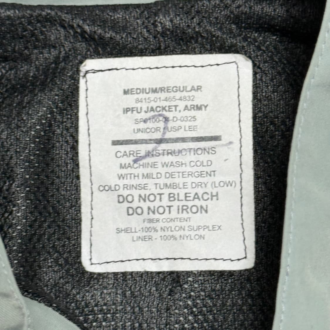 M US ARMY IPFU 바람막이 상품이미지4