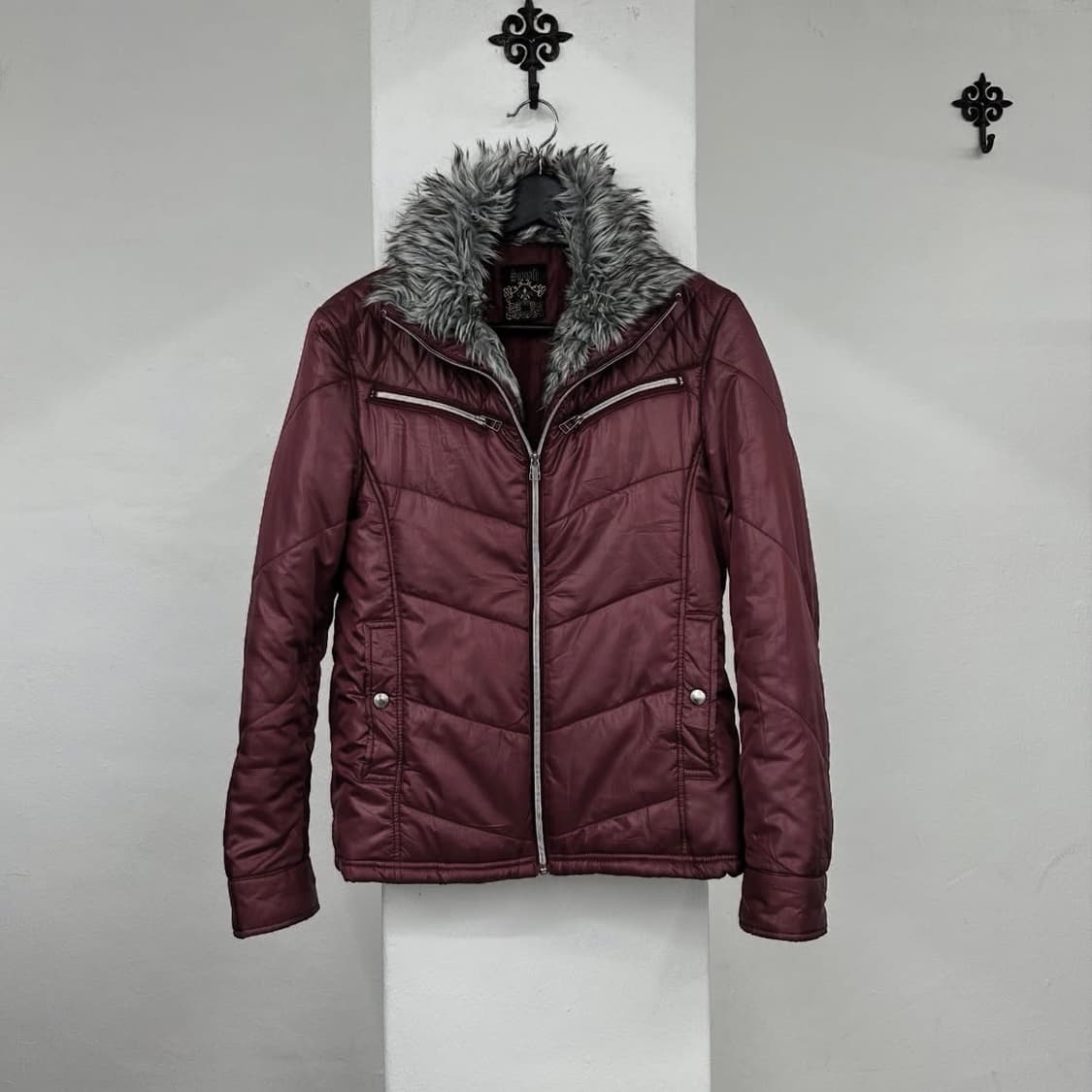 Spanish Y2K fur down jacket 상품이미지1