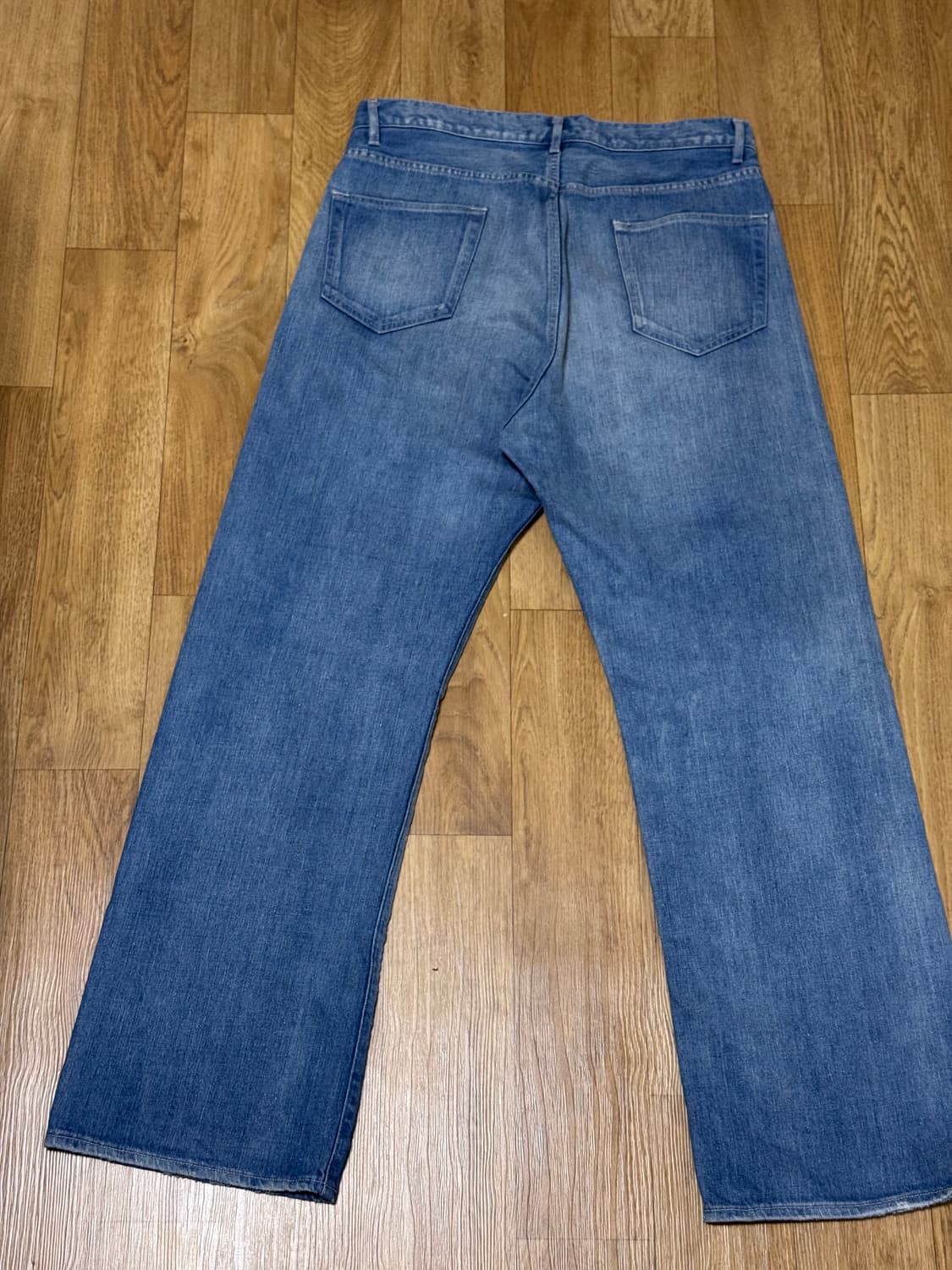 [4] 오라리 25ss 셀비지 페이디드 라이트 데님 팬츠 상품이미지3