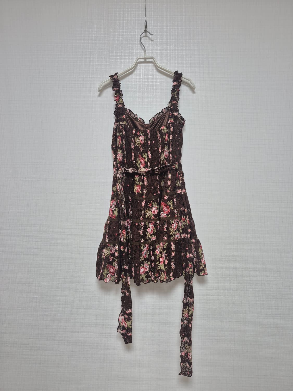 리즈리사 샘플 쵸코브라운플로럴원피스 상품이미지3