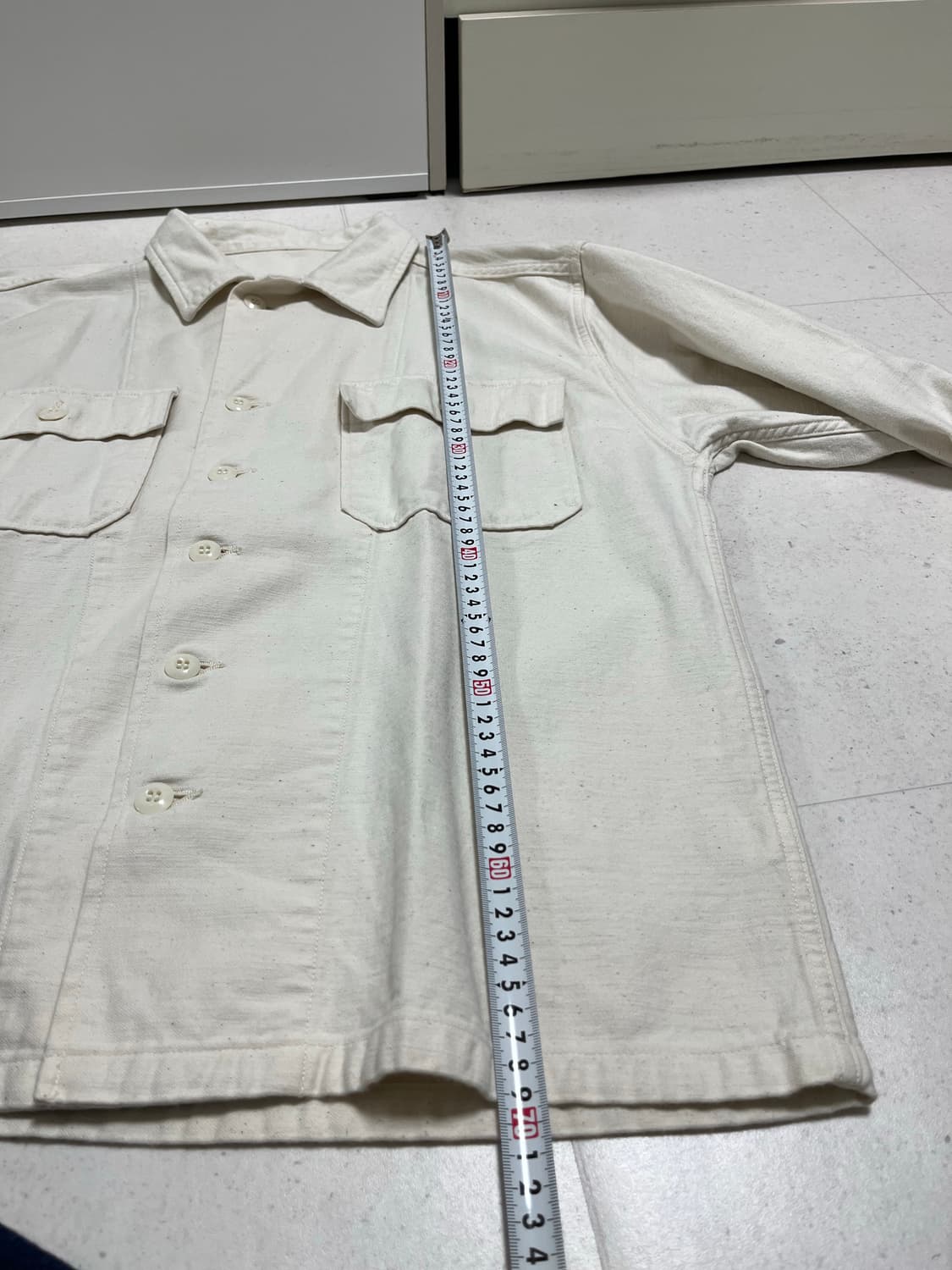 [40] 풀카운트 유틸리티 셔츠 에크루 상품이미지9