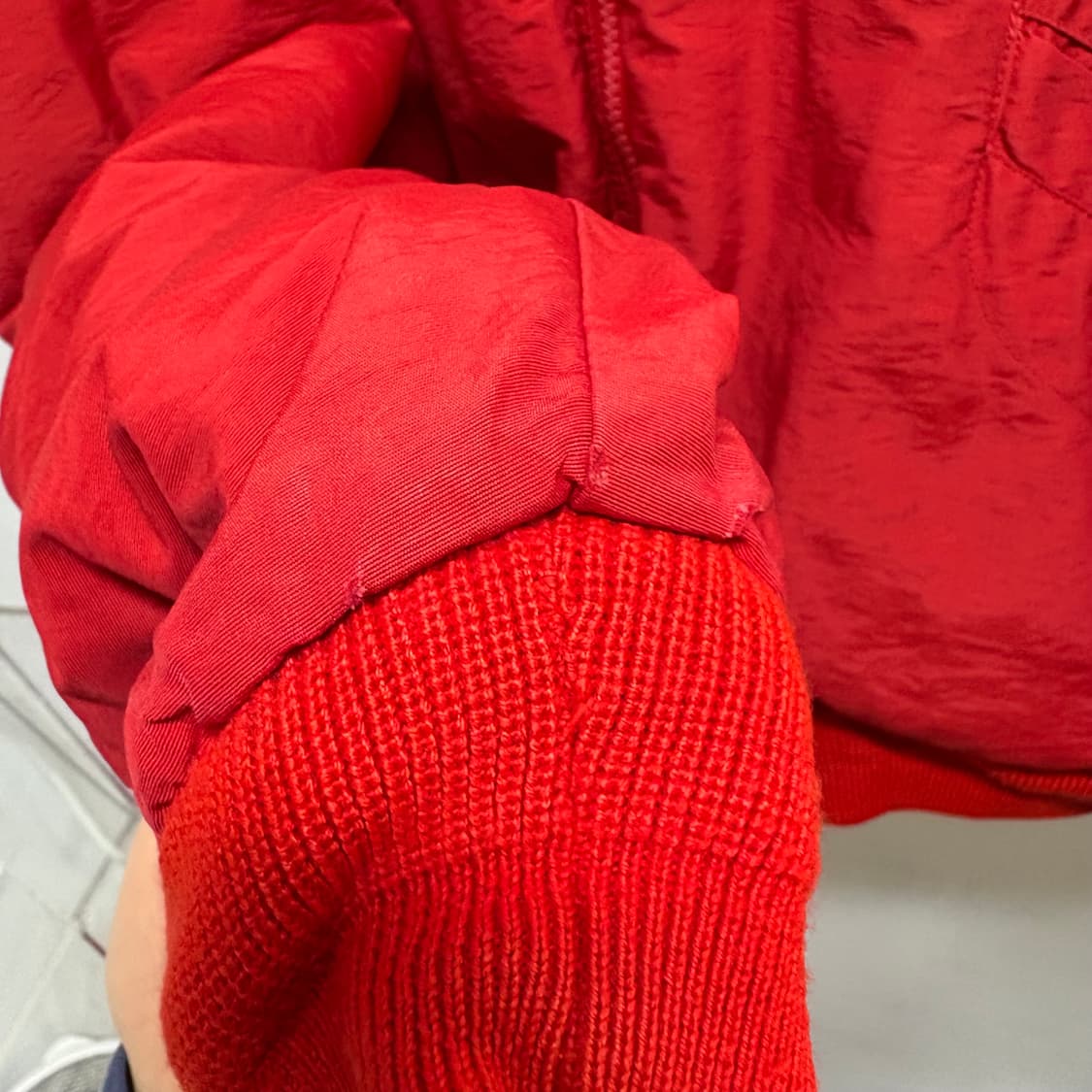 체크 리버서블 봄버 자켓 블루종 (JPN) 상품이미지8