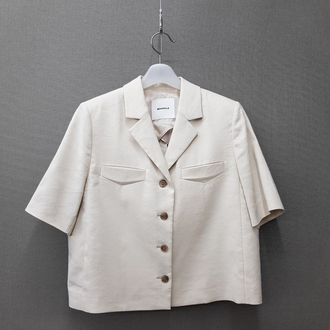 BEANPOLE 빈폴 2024 린넨 블렌드 반팔 자켓  M사이즈 상품이미지1