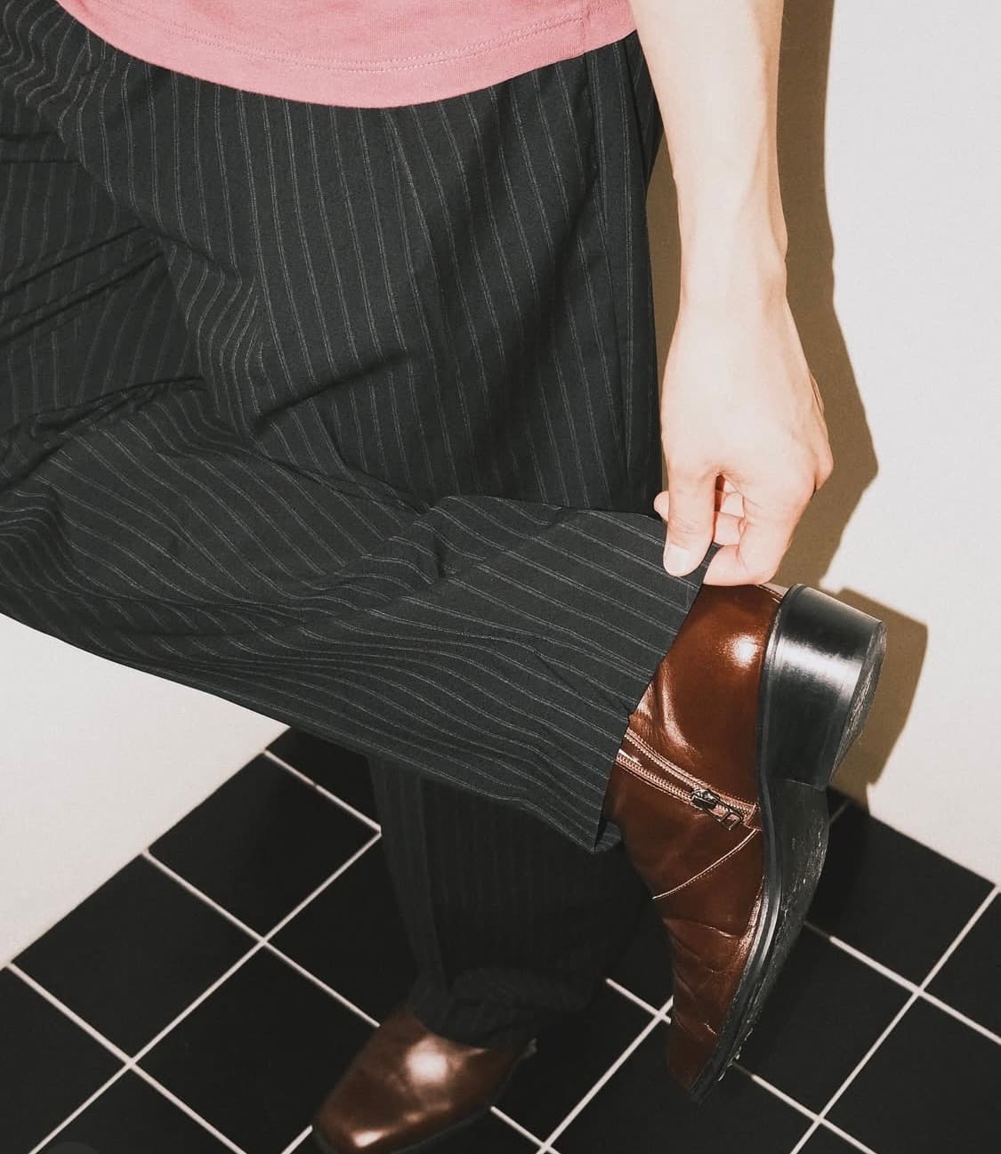 leekie 스트라이프 팬츠 L 상품이미지2