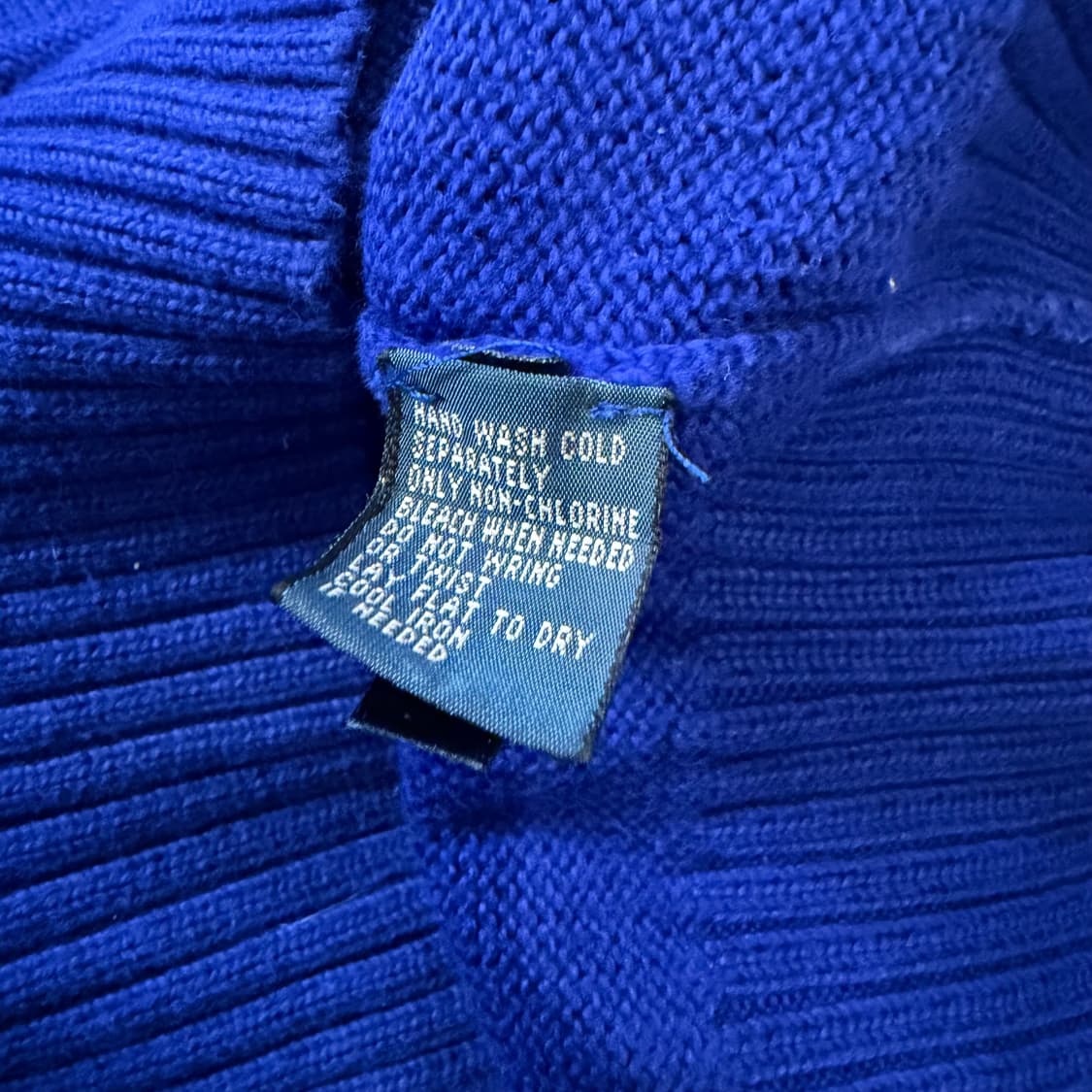 폴로 랄프로렌 딥블루 하프집업 니트 상품이미지4