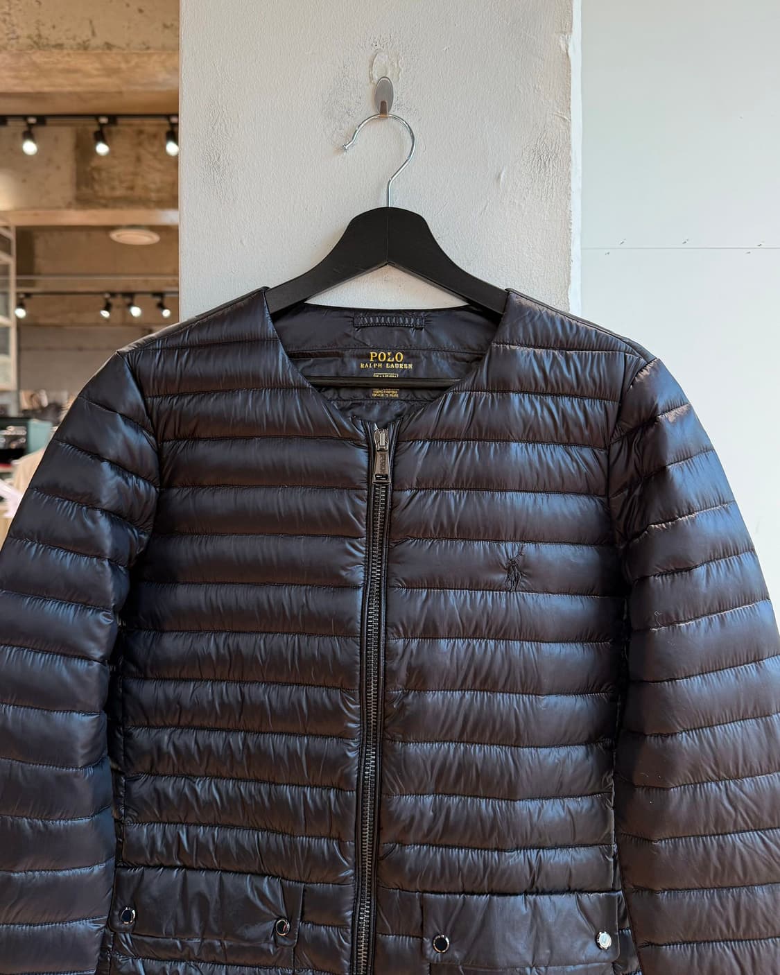 폴로 랄프로렌 블랙 덕다운 자켓  사이즈 M  상품이미지3