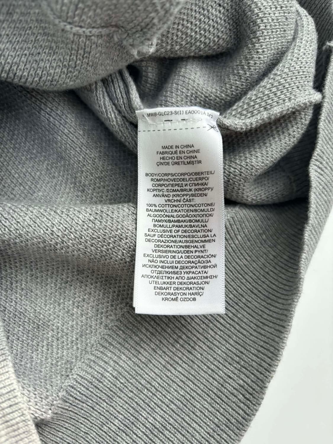 [L] 폴로 랄프로렌 피마코튼 그레이 니트 가디건 상품이미지6