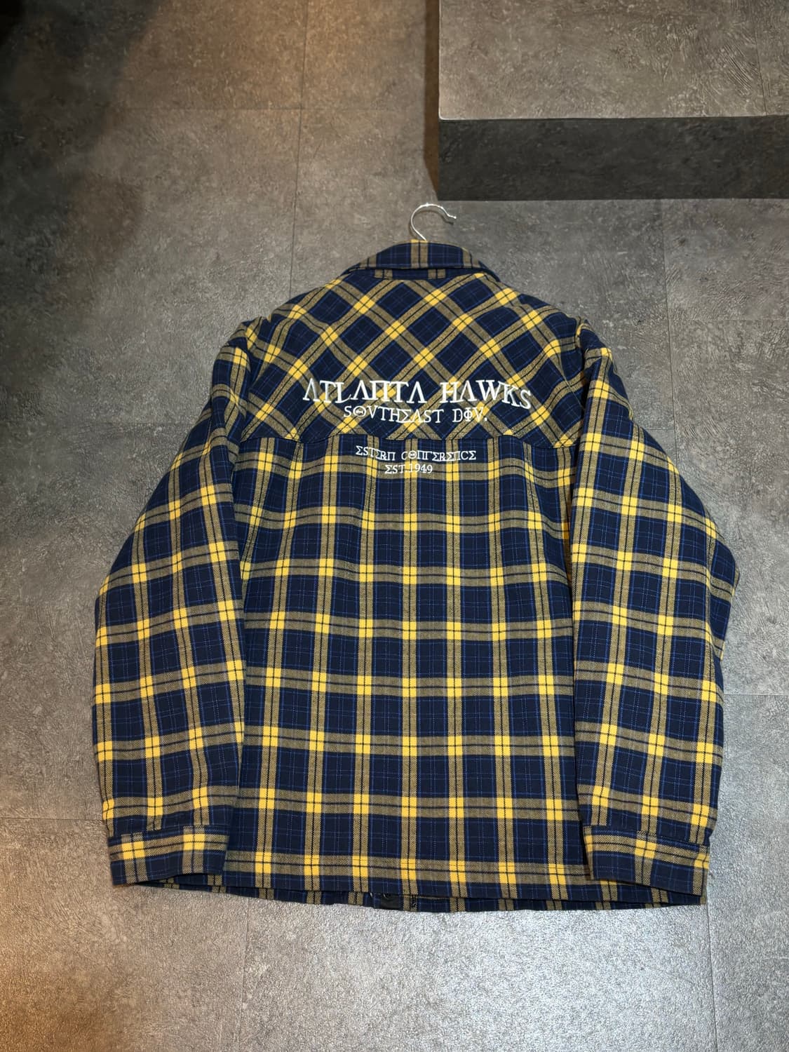 NBA 애틀렌타 호크스 누빔점퍼 바시티자켓 L사이즈 상품이미지3