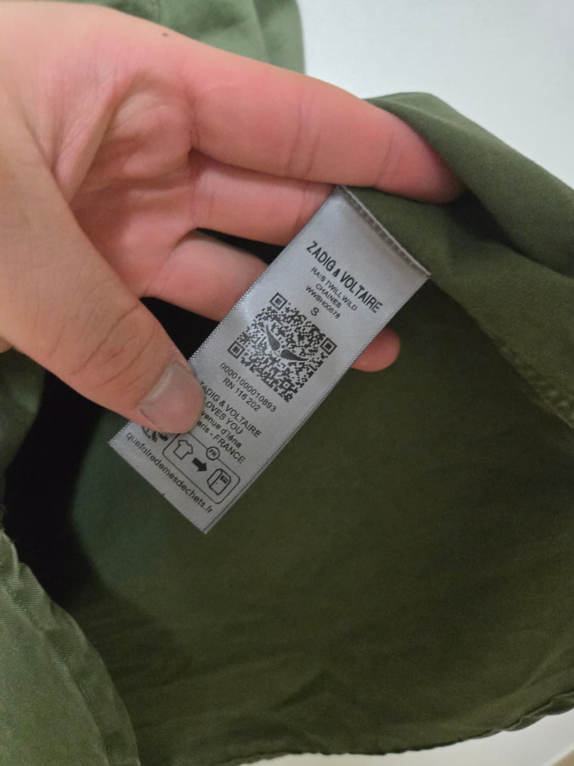 쟈딕앤볼테르 25 s/s 야상 자켓  상품이미지4