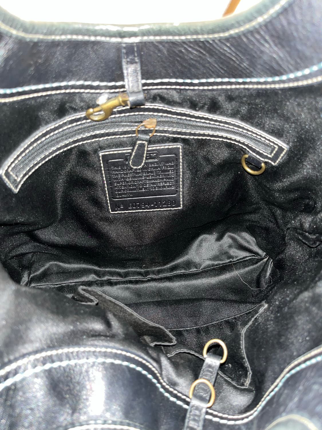 Coach Beige & Black Shoulder Bag 상품이미지8