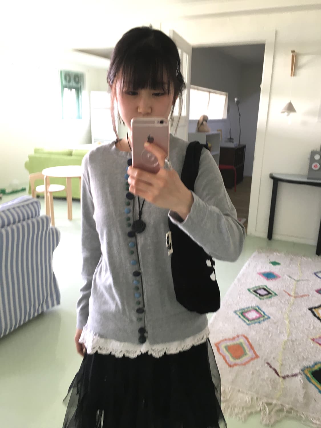 Beams boy button cardigan 상품이미지2