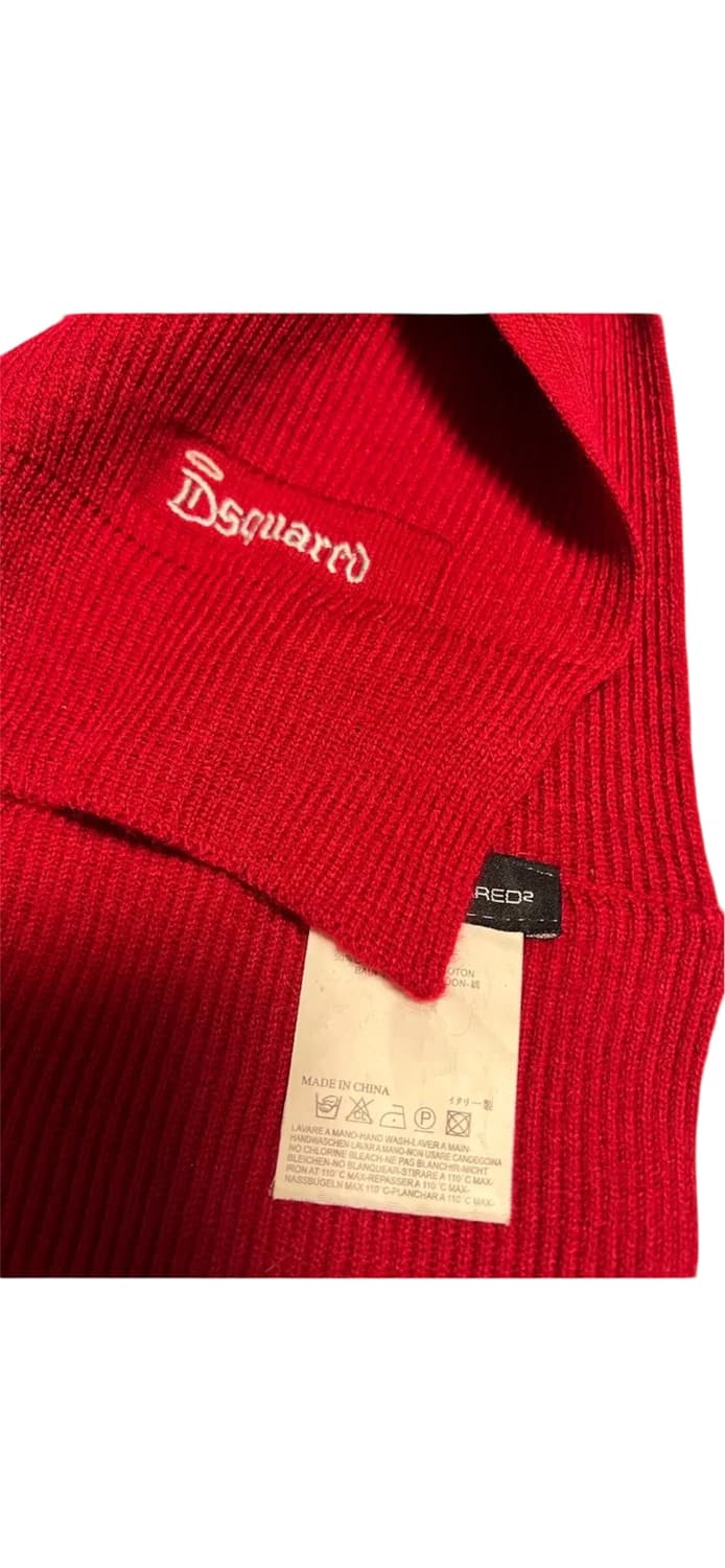 Dsquared2 빨간색 머플러 상품이미지2