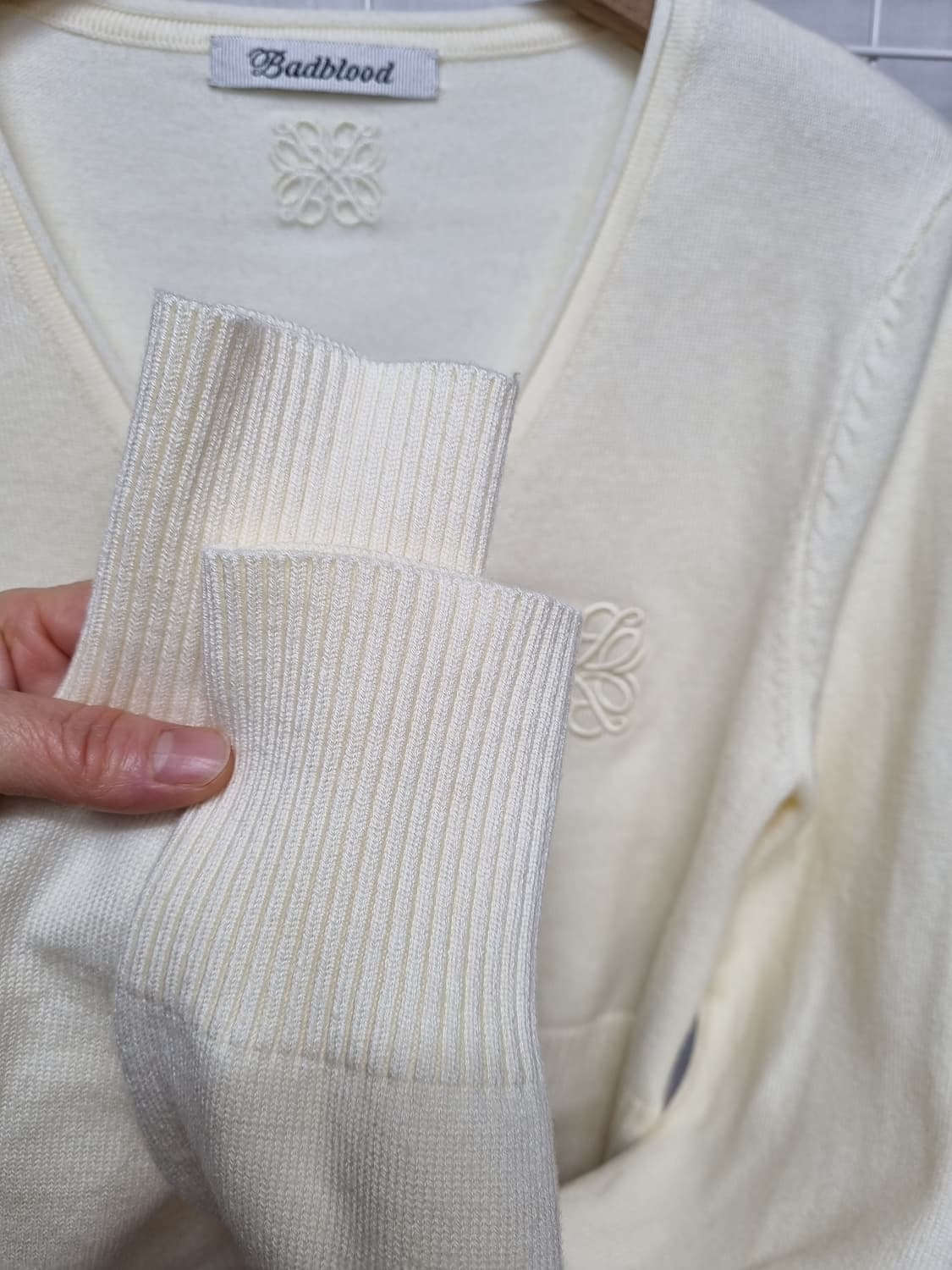 배드블러드 크롭 니트가디건 XS (봄) 상품이미지3