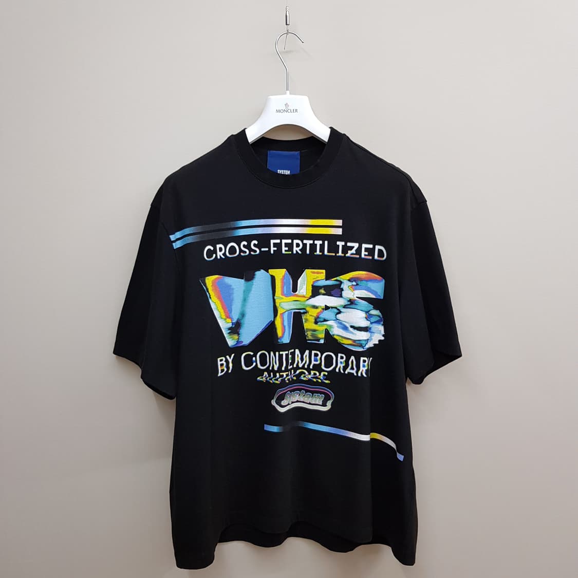 한섬 시스템옴므 그래픽 프린트 반팔 티셔츠 95사이즈 상품이미지1