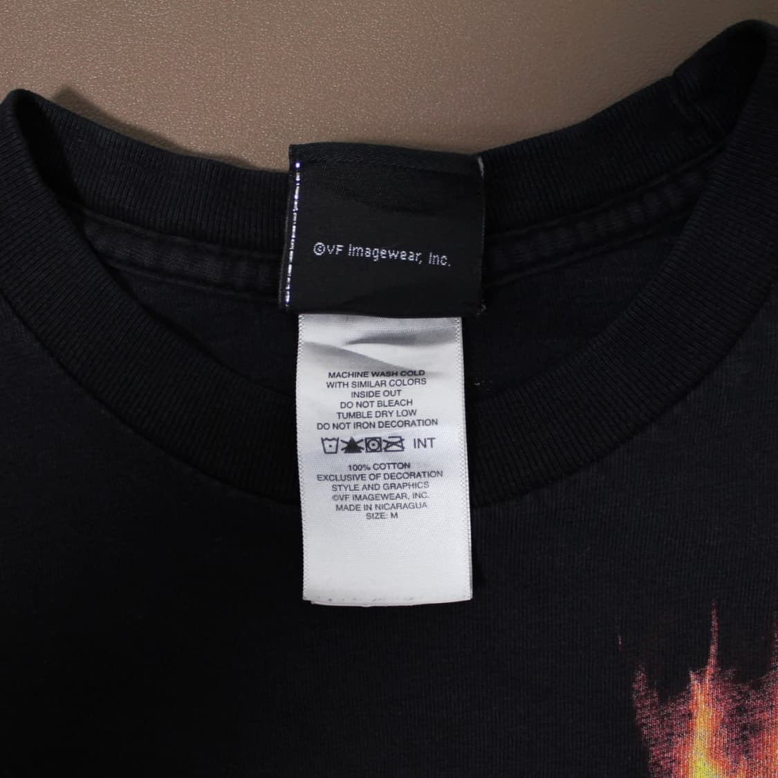 00's Harley-Davidson 나이아가라 불꽃 늑대 반팔  상품이미지6