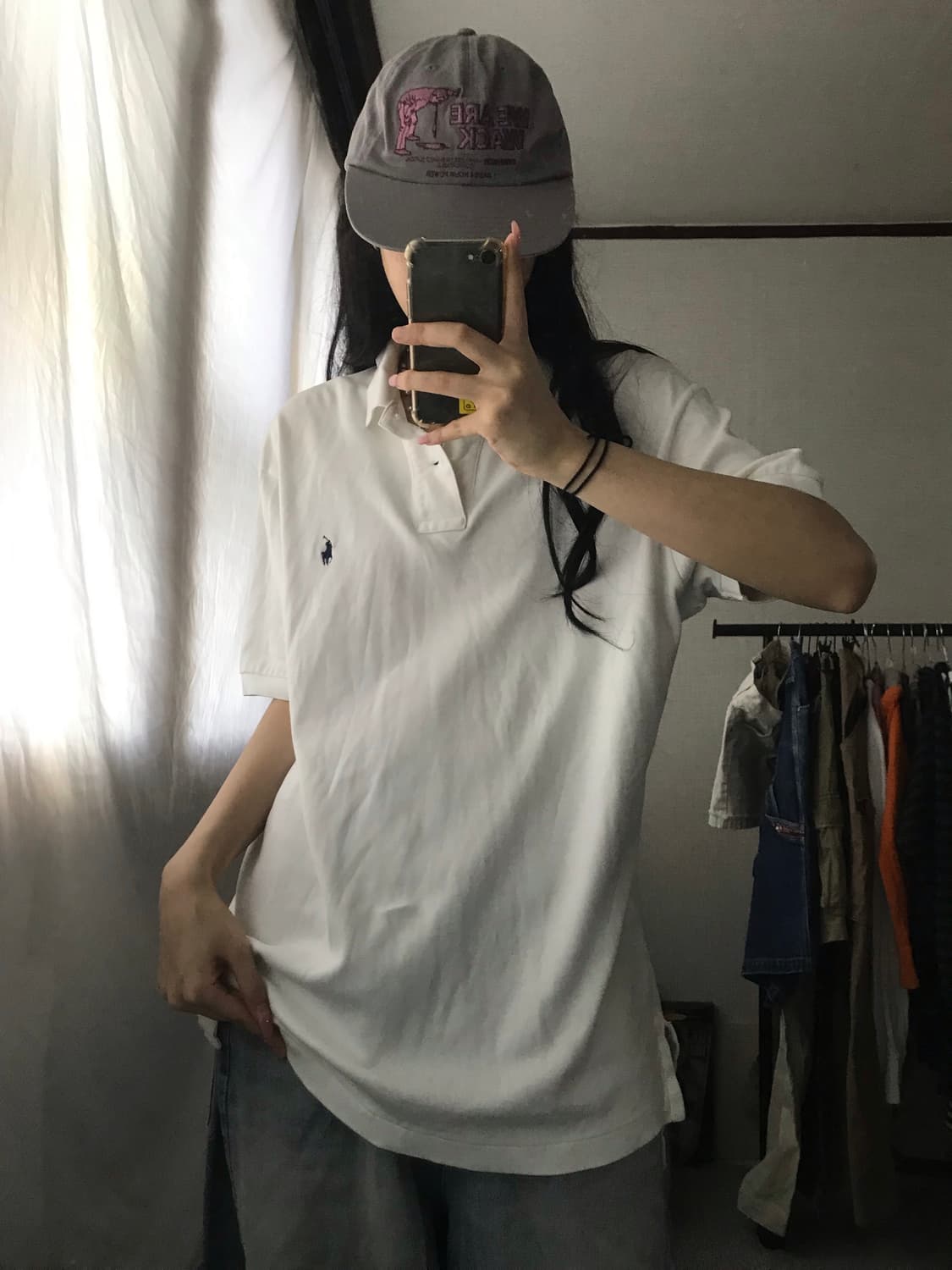 폴로 화이트 반팔티셔츠 상품이미지5