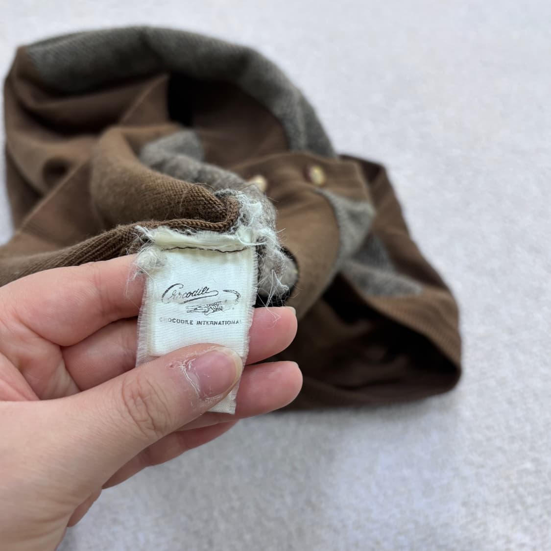 110 라코스테 브라운 니트 조끼 0428E 상품이미지4