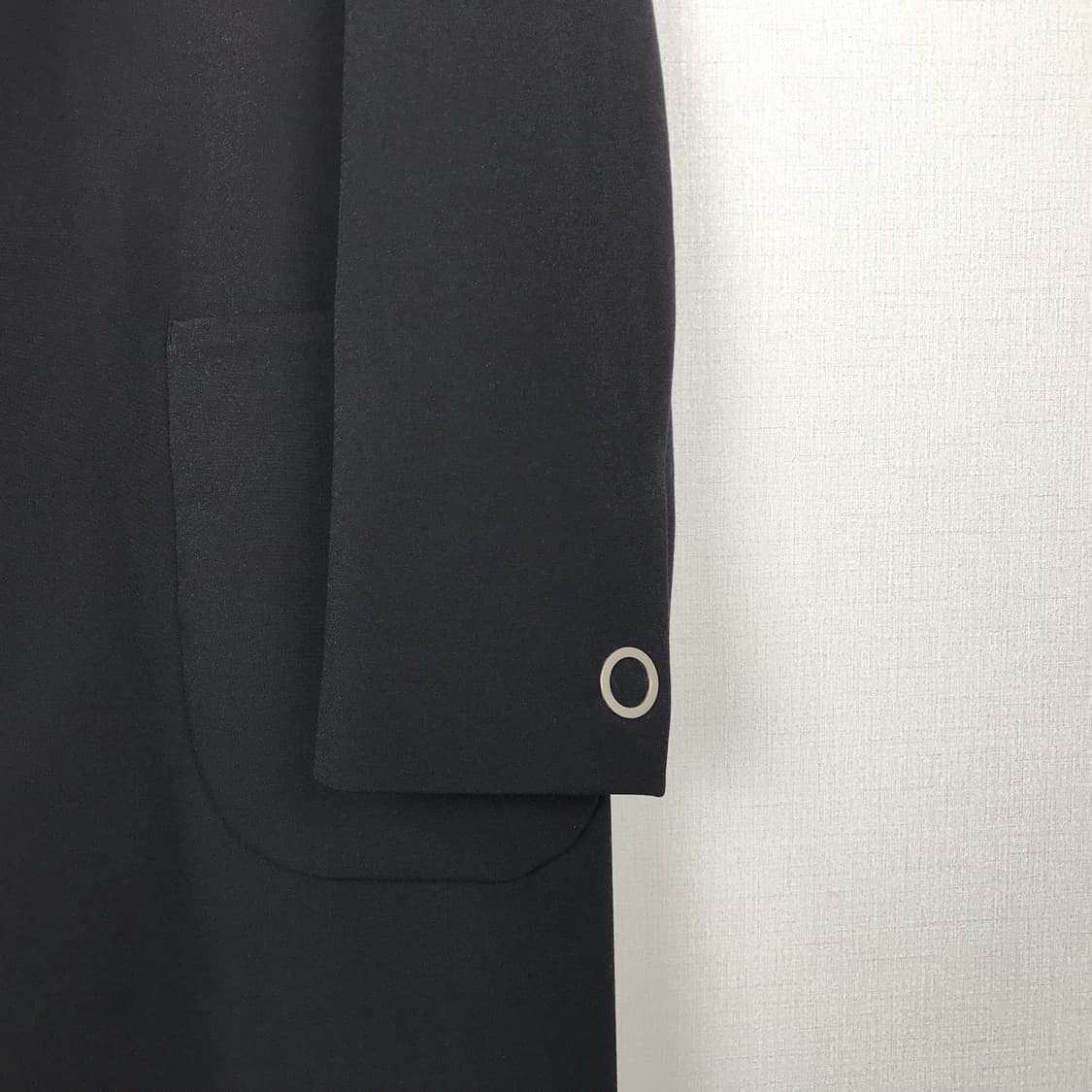 앤더슨벨 싱글 롱코트 블랙 남성L 상품이미지3