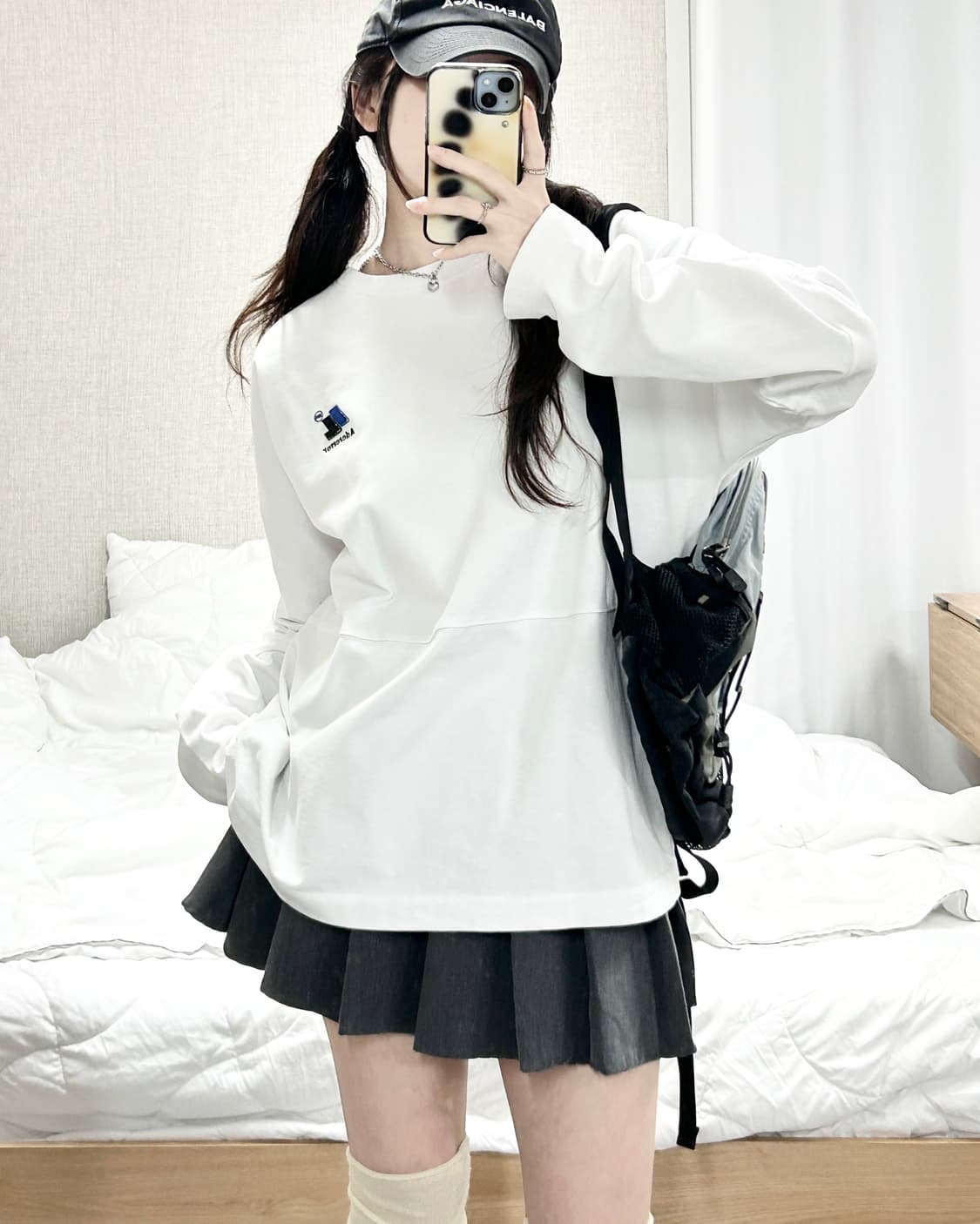 아더에러 x 자라 화이트 롱슬리브 상품이미지2