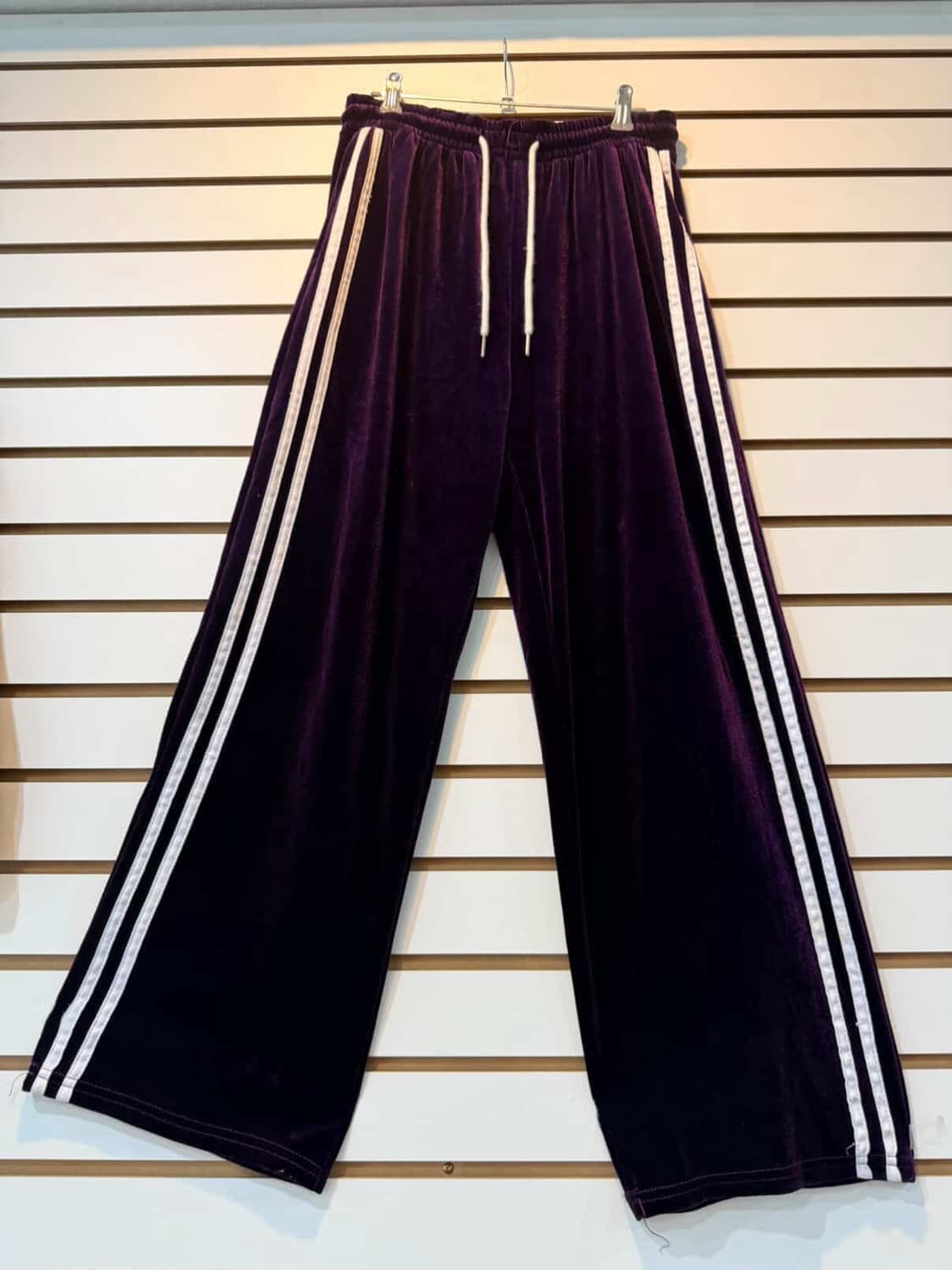 (남녀공용) 벨벳 츄리닝 바지 상품이미지1