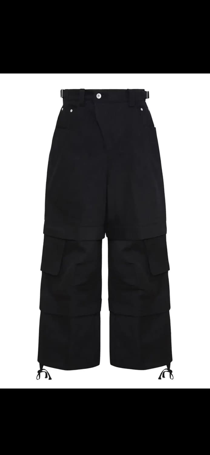 카미엔 kamien 타이탄 배기팬츠 블랙 초판 OS 상품이미지1