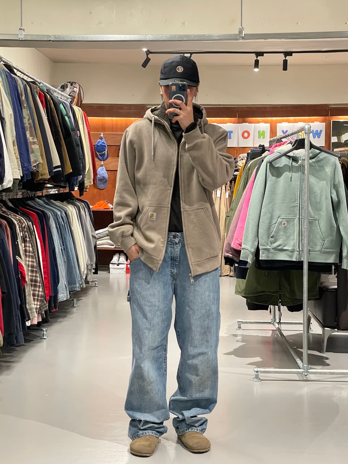 칼하트 쉐르파 후드 집업   상품이미지2