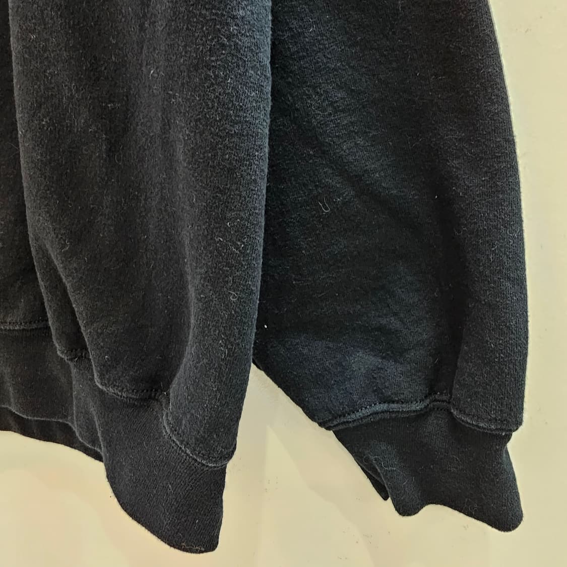 길단 블랙 맨투맨 기모 스웻셔츠 상품이미지5