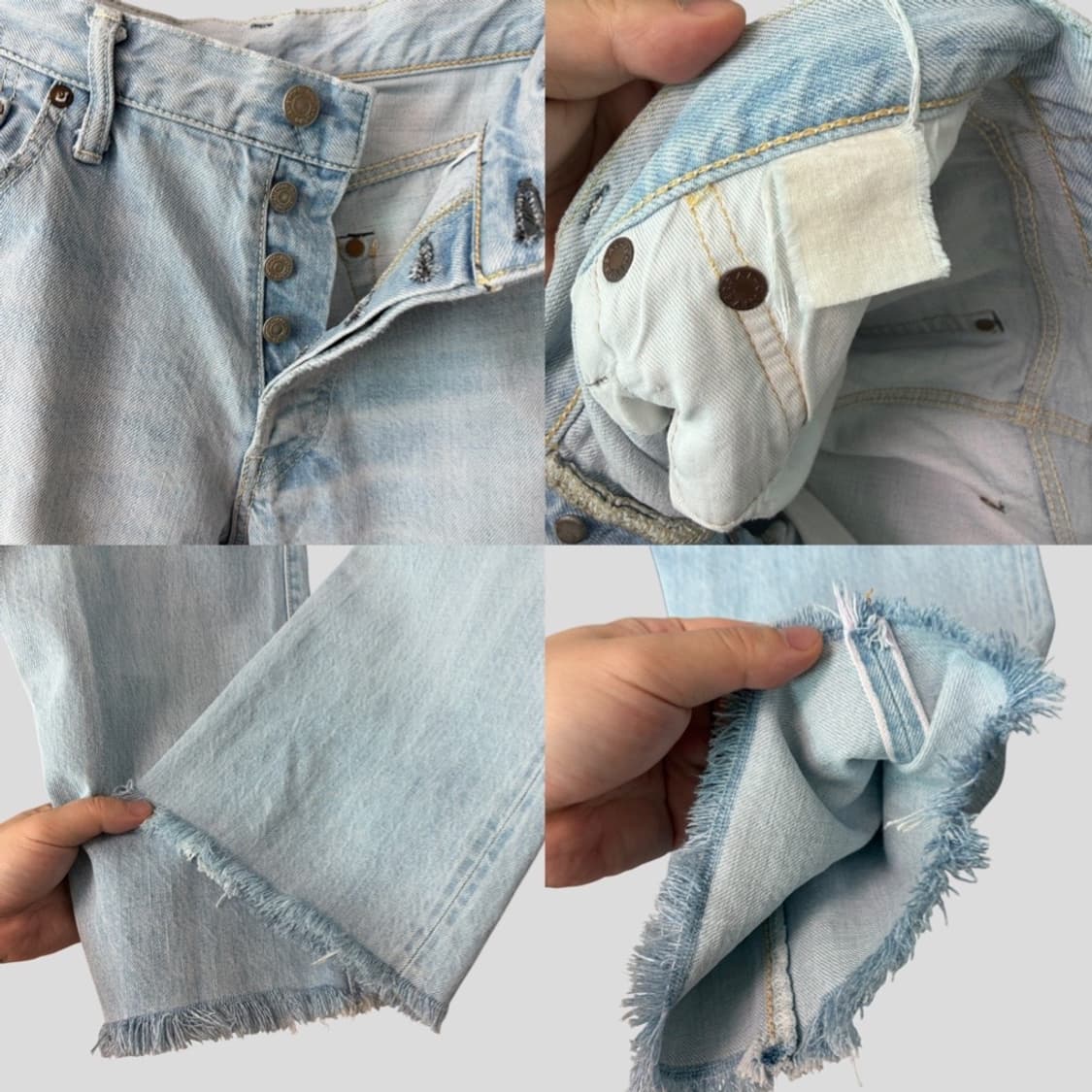 (31)Burgus Plus 버거스플러스 컷오프 셀비지 데님 청바지 상품이미지10