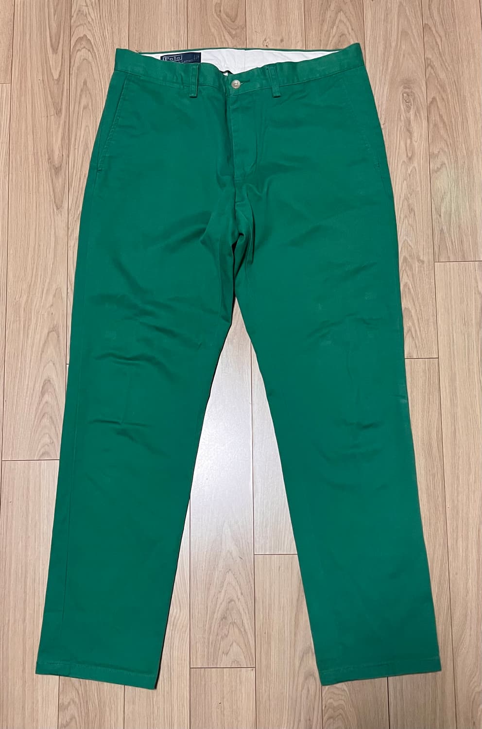 폴로 랄프로렌 면바지 33/32 그린 상품이미지1